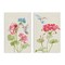 Stupell Industries Pink Geranium Hummingbirds 2 pc Canvas Wall Art Set Design by Patricia Pinto